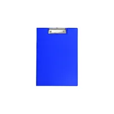 Klembordmap MAUL A4 staand PVC met penlus blauw