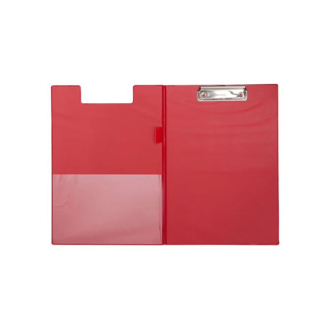 Klembordmap MAUL A4 staand PVC met penlus rood