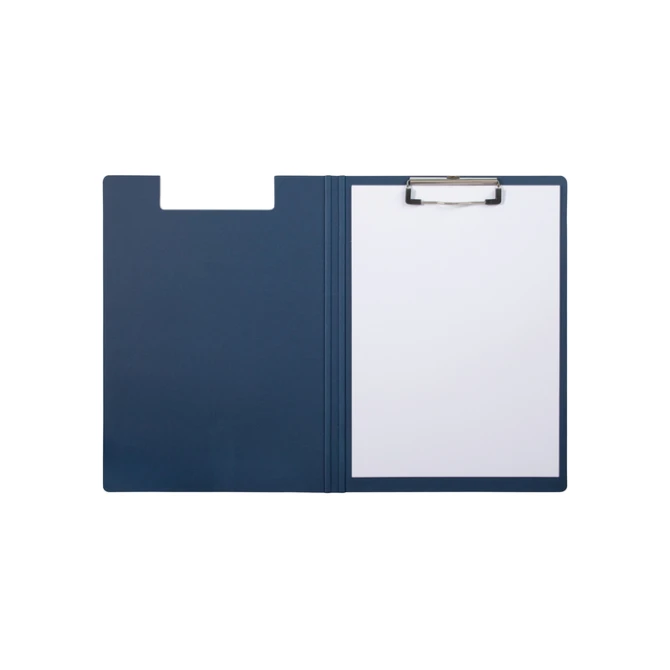 Klembordmap MAULbalance A4 versterkt karton rug 8mm blauw