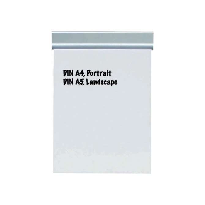 Klemlijst MAUL 218x40mm aluminium zelfklevend