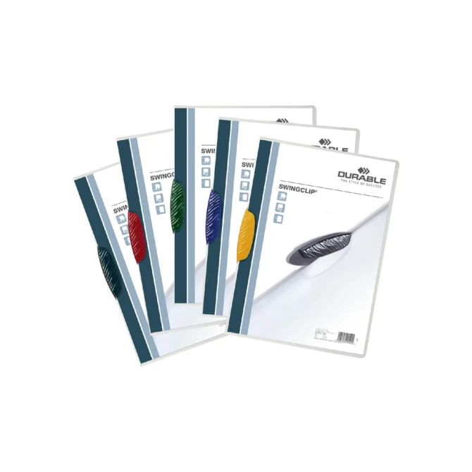 Klemmap Durable Swingclip 30 vellen wit