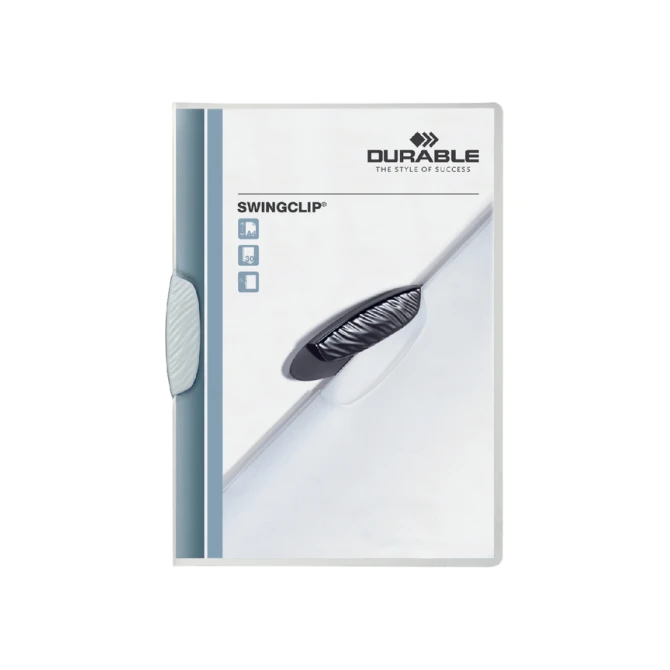 Klemmap Durable Swingclip 30 vellen wit