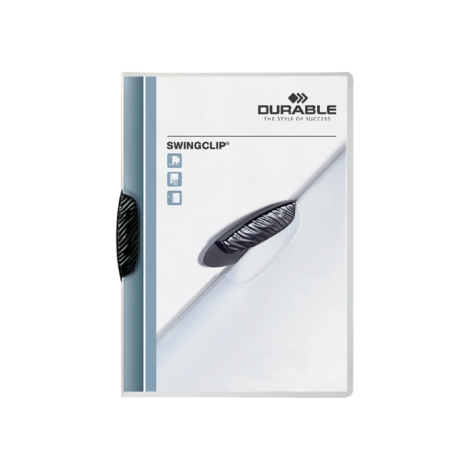 Klemmap Durable Swingclip 30 vellen zwart