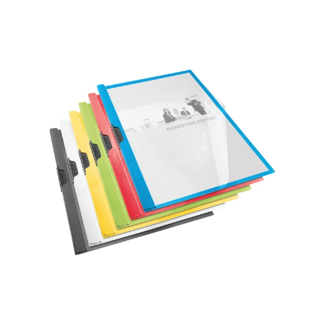 Klemmap Esselte Vivida A4 PVC Rood