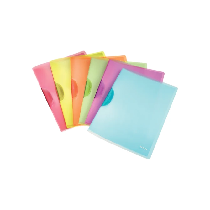 Klemmap Leitz Colorclip A4 PP assorti