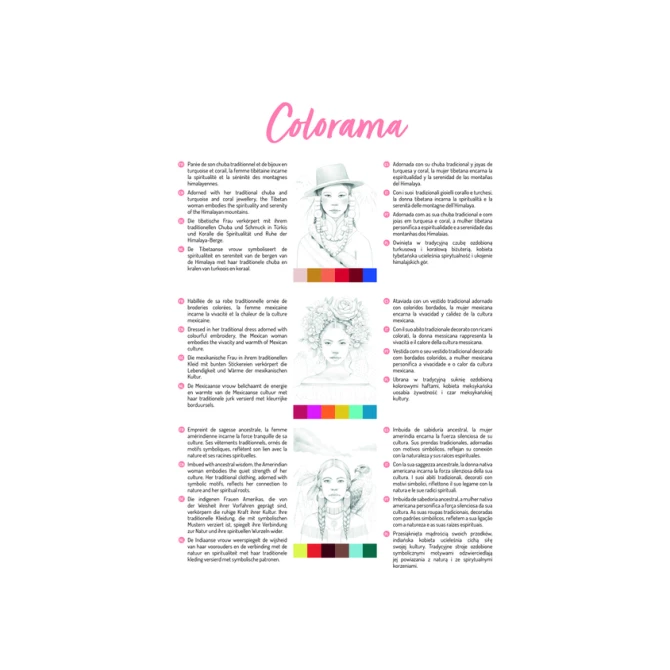 Kleurboek Clairefontaine Odelia A4 Vrouwen