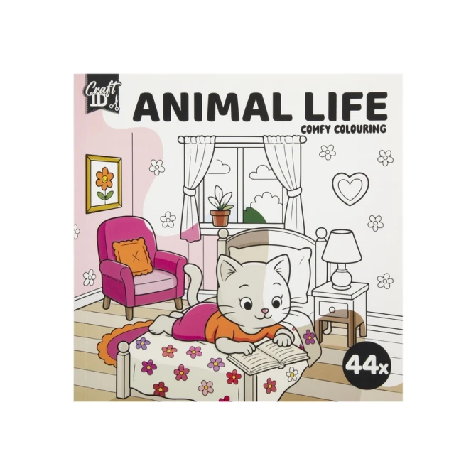 Kleurboek Craft ID Cute & Comfy 20c20cm 4 stuks assorti