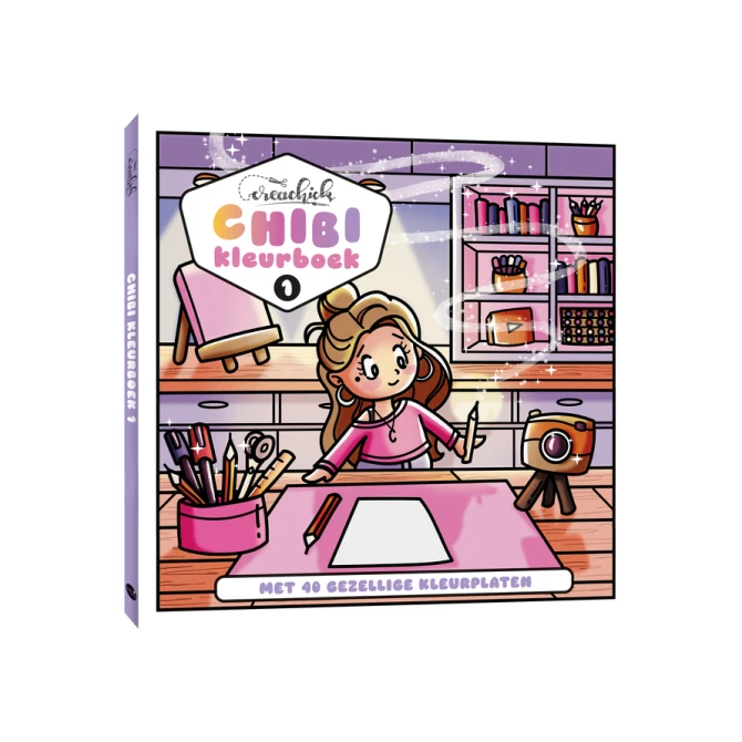 Kleurboek CreaChick Chibi