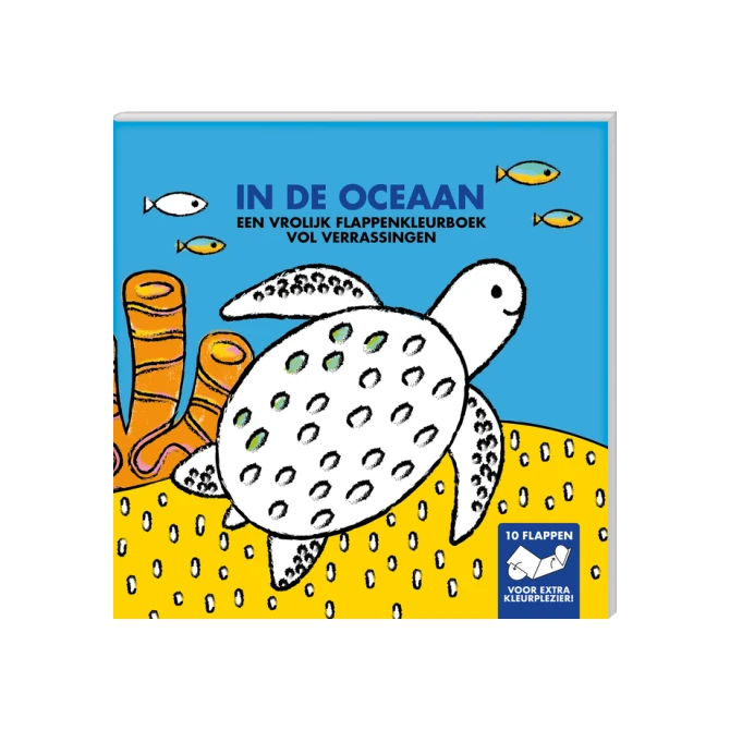 Kleurboek met flappen Interstat In de oceaan