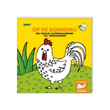 Kleurboek met flappen Interstat Op de boerderij
