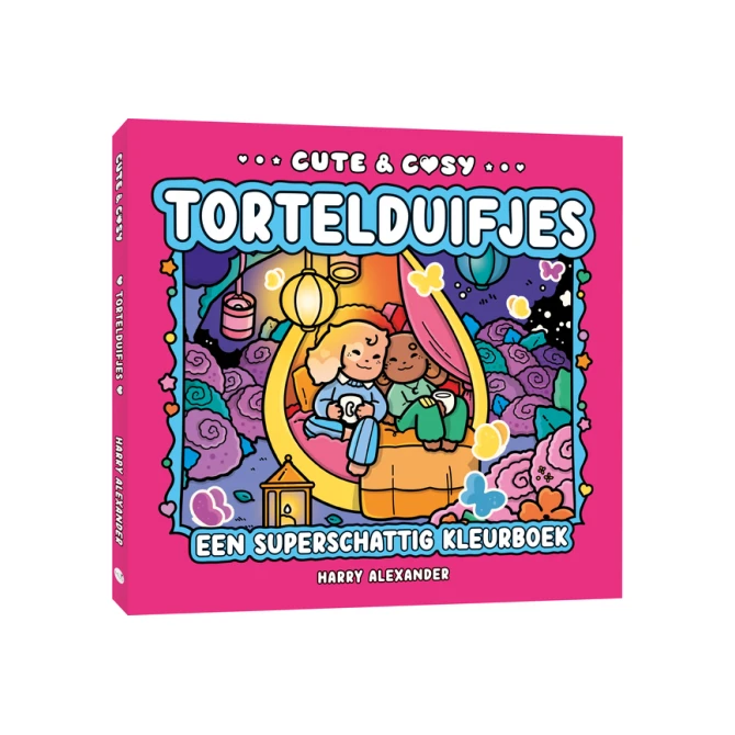 Kleurboek MUS Cute & Cosy Tortelduifjes