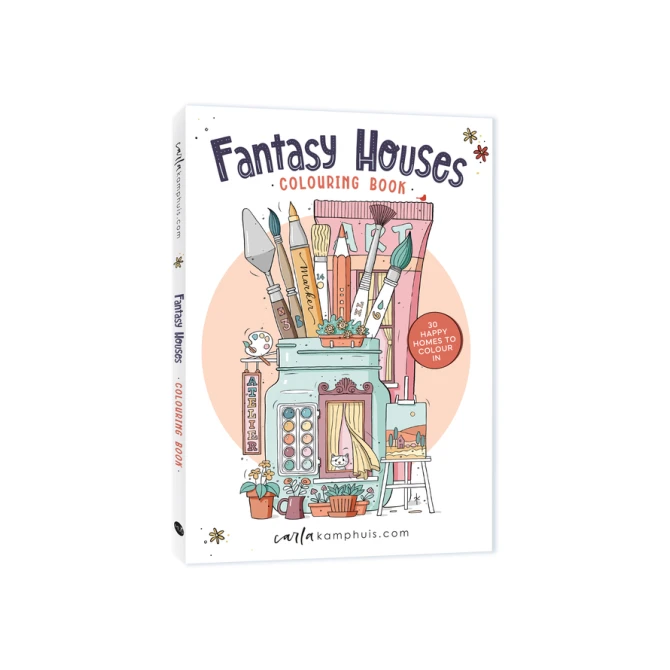 Kleurboek MUS Fantasy Houses