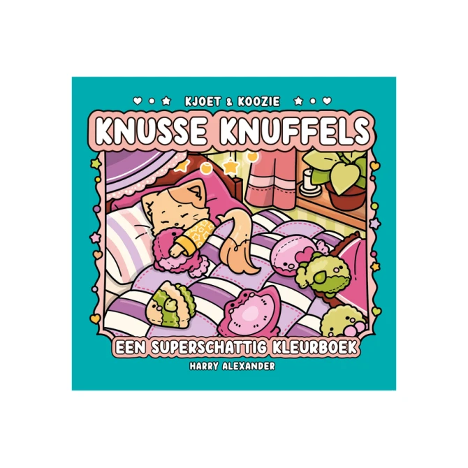 Kleurboek MUS Kjoet & Koozie Knusse knuffels