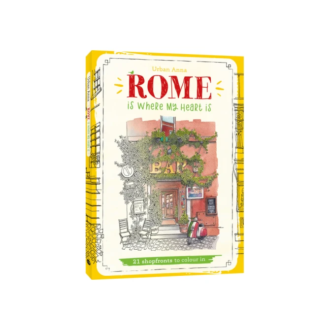 Kleurboek Urban Anna Rome is where my heart is
