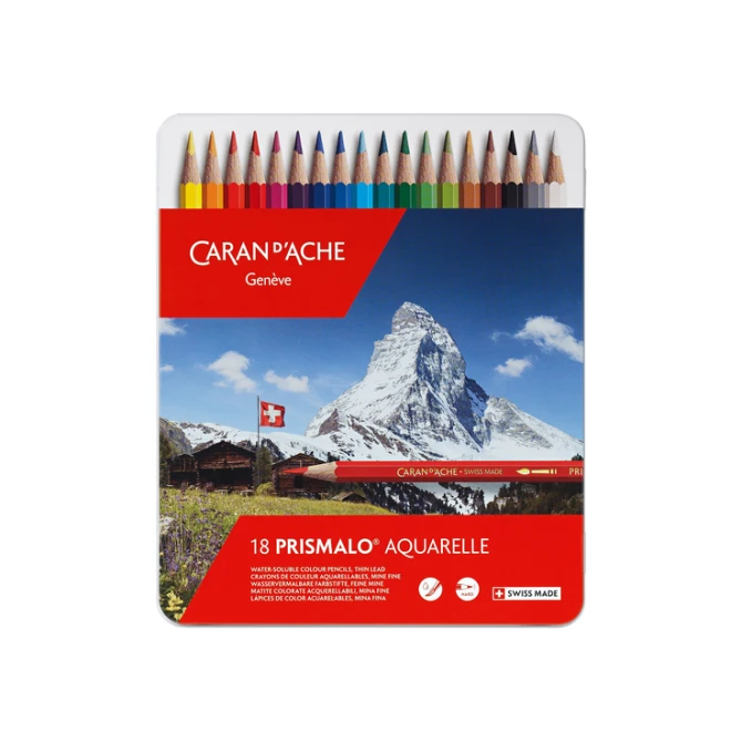 Kleurpotloden Caran d'Ache Prismalo 18 stuks assorti