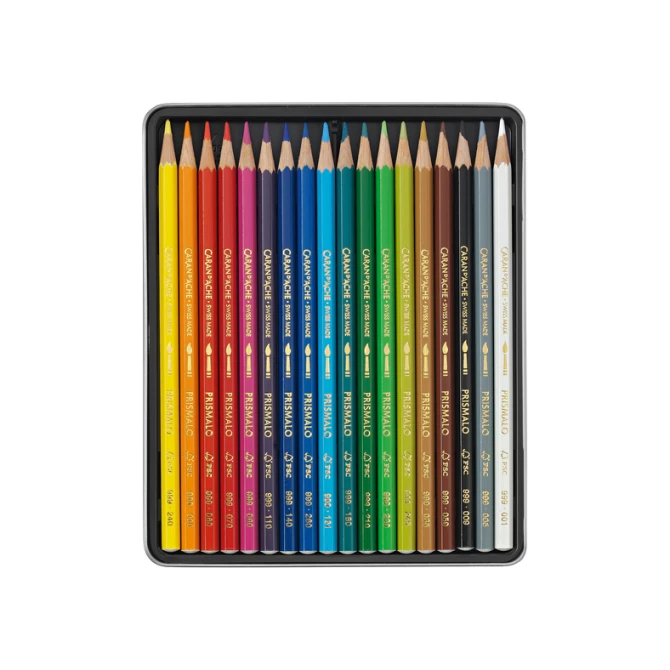 Kleurpotloden Caran d'Ache Prismalo 18 stuks assorti
