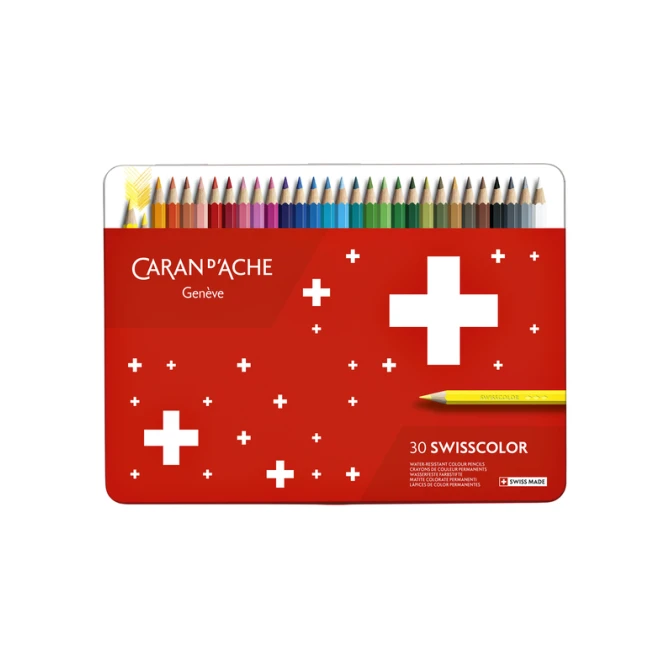 Kleurpotloden Caran d'Ache Swisscolor 30 stuks assorti