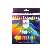 Kleurpotloden Koh-i-Noor Jumbo Magic doos 13 kleuren Kleurpotloden Koh-i-Noor Jumbo Magic doos 13 kleuren