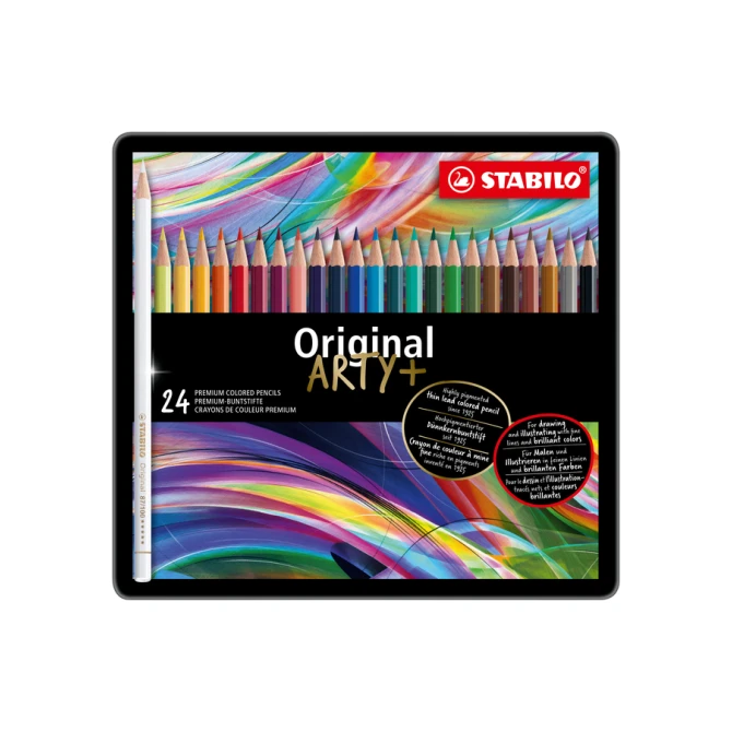 Kleurpotloden STABILO 8774 Original Arty assorti blik à 24 stuks