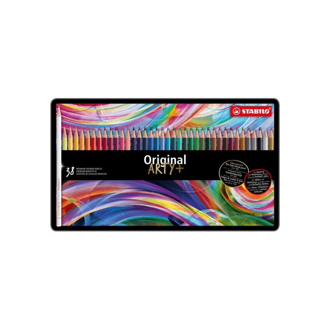 Kleurpotloden STABILO 8778 Original Arty assorti blik à 38 stuks