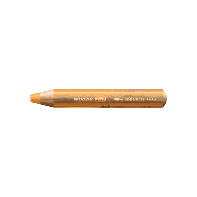 Kleurpotloden STABILO 880 woody 3 in 1 multitalent goud