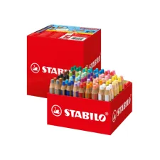 Kleurpotloden STABILO 882 woody 3 in 1 incl 4 slijpers classpack 76st