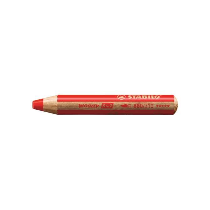 Kleurpotloden STABILO 882 woody 3 in 1 incl 4 slijpers classpack 76st