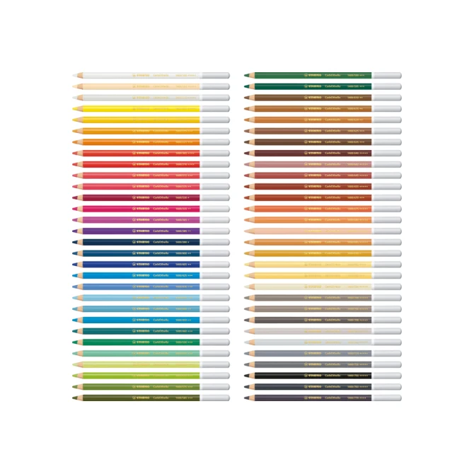 Kleurpotloden STABILO CarbOthello kalkpastel assorti blik à 36 stuks