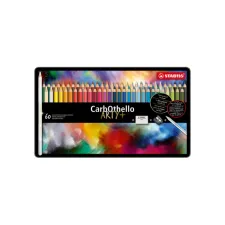 Kleurpotloden STABILO CarbOthello kalkpastel assorti blik à 60 stuks