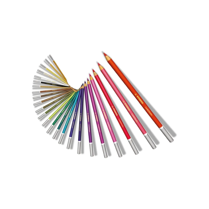 Kleurpotloden STABILO CarbOthello kalkpastel assorti blik à 60 stuks
