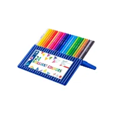 Kleurpotloden Staedtler Ergosoft driekantig 24stuks assorti