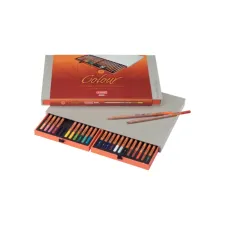 Kleurpotlood Bruynzeel Design met luxe bewaardoos set à 24 kleuren