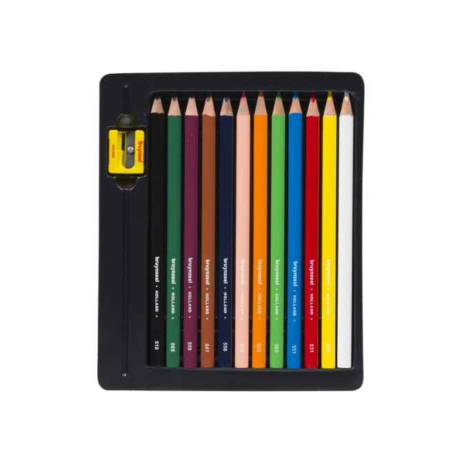 Kleurpotlood Bruynzeel Kids Triple set à 12 kleuren