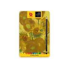 Kleurpotlood Bruynzeel Van Gogh Museum blik à 12 kleuren