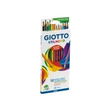 Kleurpotlood Giotto Stilnovo set à 12 kleuren