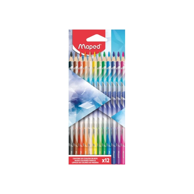 Kleurpotlood Maped Arctic Vibes set à 12 kleuren