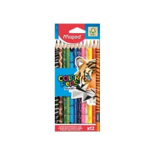 Kleurpotlood Maped Color'Peps Animals set à 12 kleuren