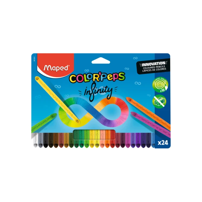 Kleurpotlood Maped Color'Peps Infinity set à 24 kleuren
