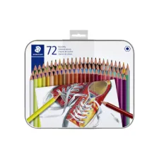 Kleurpotlood Staedtler 175 6kantig assorti blik à 72 kleuren