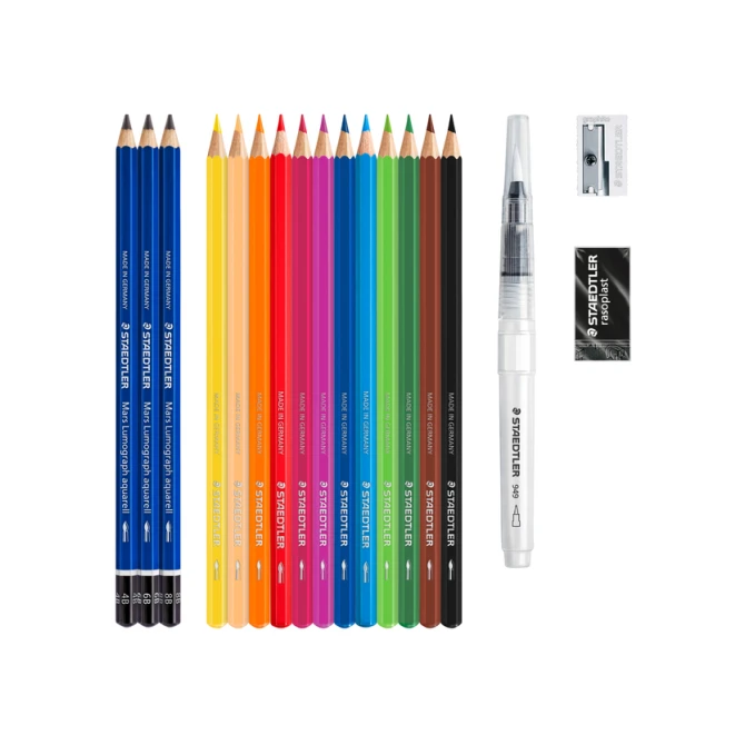 Kleurpotlood Staedtler Design Journey watercolor aquarel 18-delig
