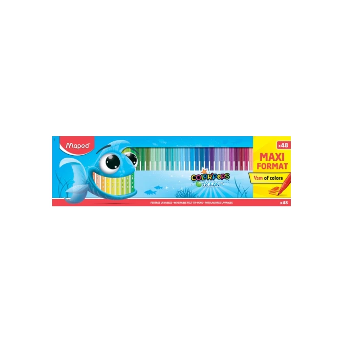 Kleurstift Maped Color'Peps Ocean doos à 48 kleuren