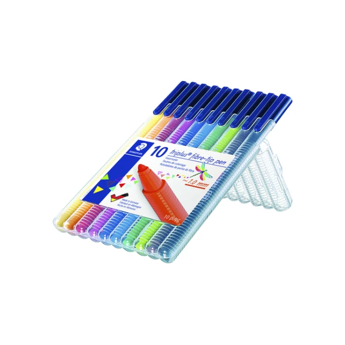 Kleurstift Staedtler 323 Triplus color à 10 stuks assorti