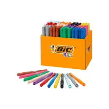 Kleurstiften BicKids visacolor ecolutions XL ass schoolbox à 144 stuks Kleurstiften BicKids visacolor ecolutions XL ass schoolbox à 144 stuks