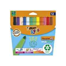 Kleurstiften BicKids Visacolor XL Ecolutions assorti etui á 12 stuks Kleurstiften BicKids Visacolor XL Ecolutions assorti etui á 12 stuks