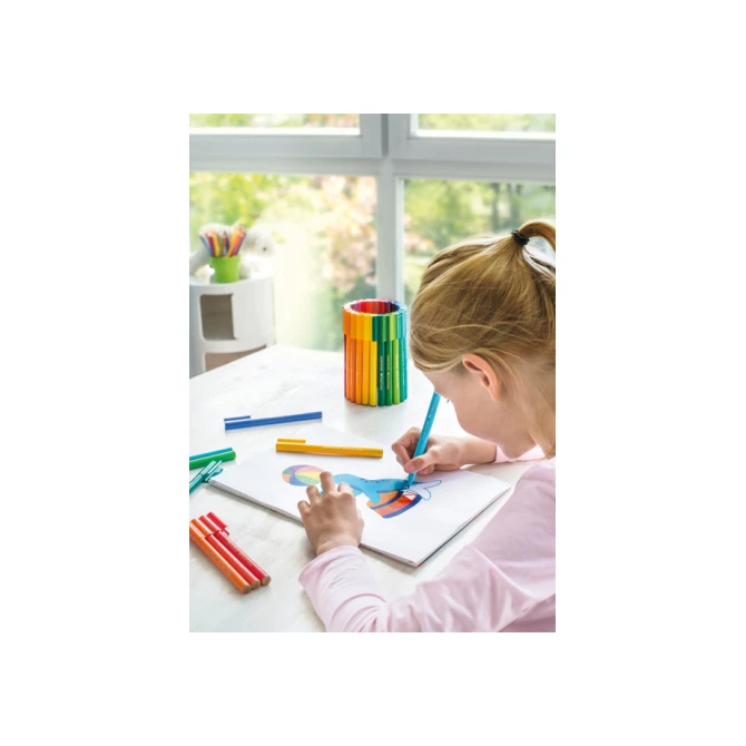 Kleurstiften Faber-Castell Connector assorti cadeauset à 80 stuks