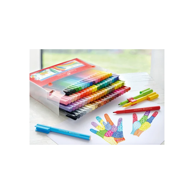 Kleurstiften Faber-Castell Connector assorti cadeauset à 80 stuks