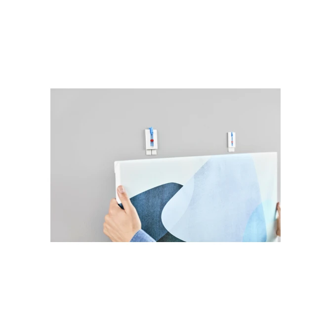 Klevende spijker tesa® canvas- behang en pleisterwerk 2kg wit 2 stuks