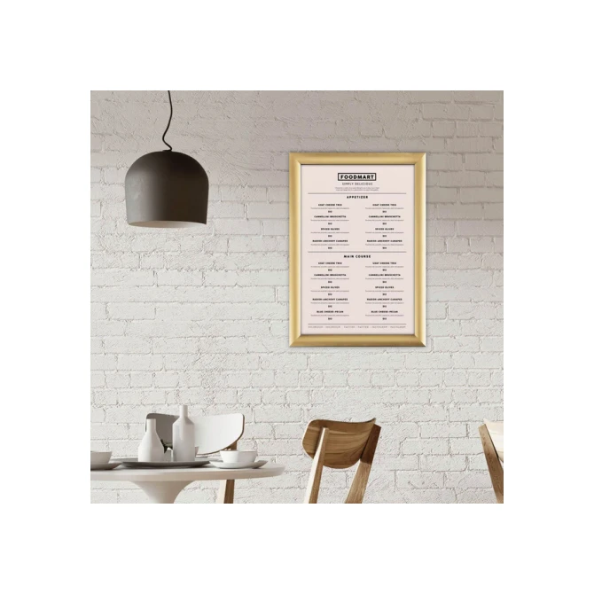 Kliklijst Europel A3 25mm goud