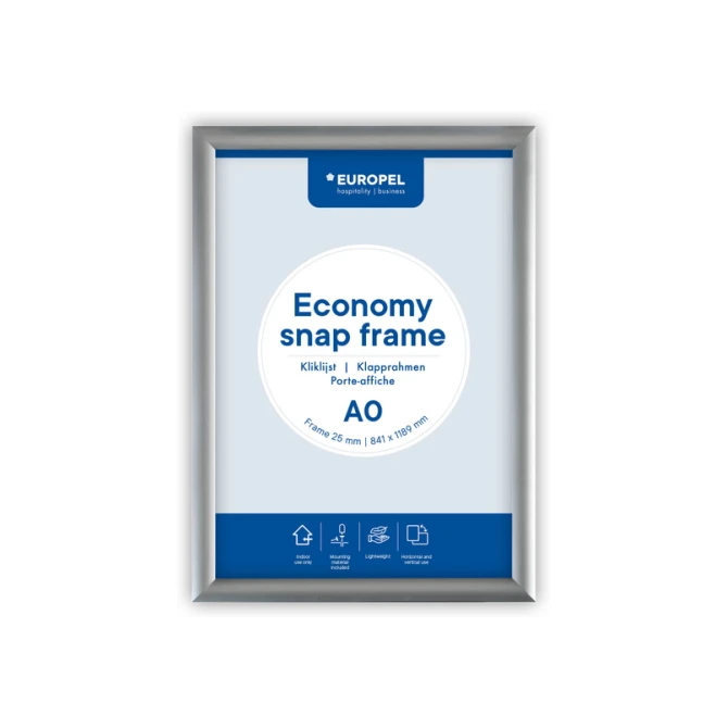 Kliklijst Europel Economy A0 zilver