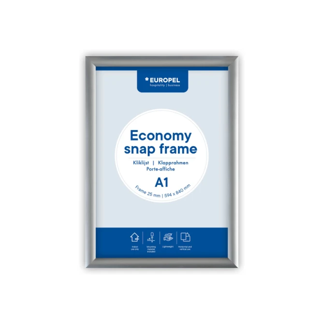 Kliklijst Europel Economy A1 zilver